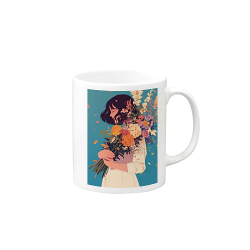 花束をあなたに　Hime  2530 Mug