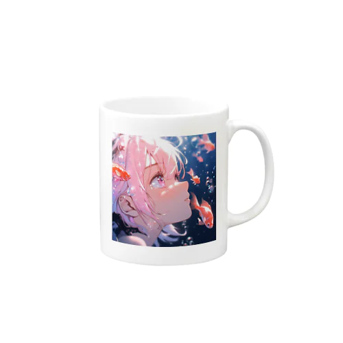 深海の涙 Mug