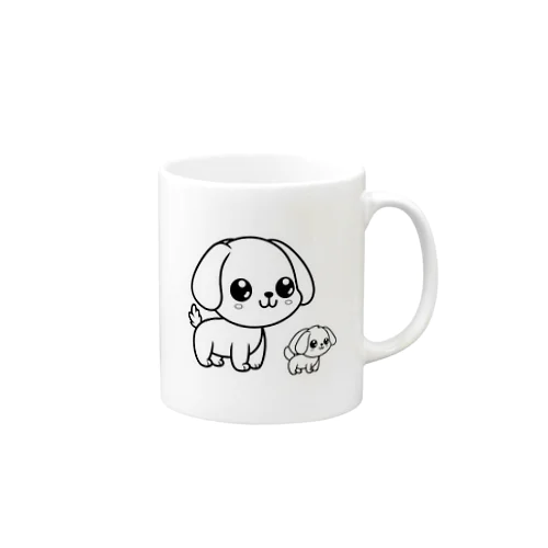 兄弟わんこ Mug