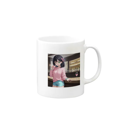 酒豪AIちゃん　ロリ系女子のワイン愛好家 Mug