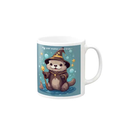 願いが叶うラッコのお守りグッズ Mug