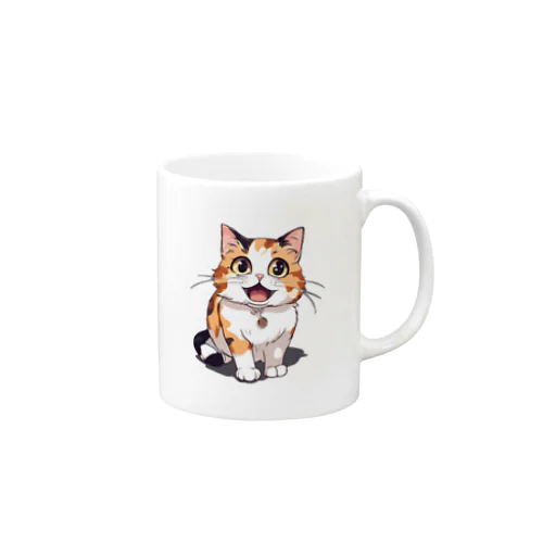 三毛猫チーちゃんグッズ Mug