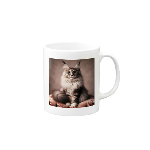 猫とパール Mug