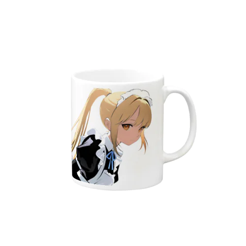 金髪ポニテメイドさん Mug