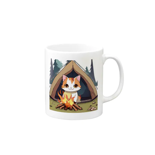 キャンピング猫さん Mug