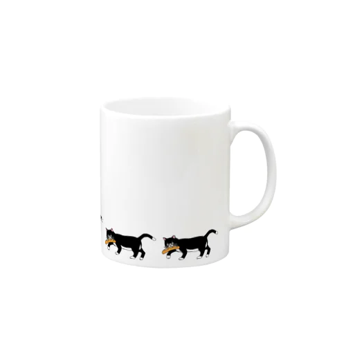 パンド・エピス　ねこの行進 Mug