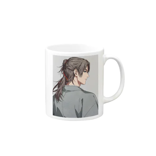 着物姿の男性 Mug