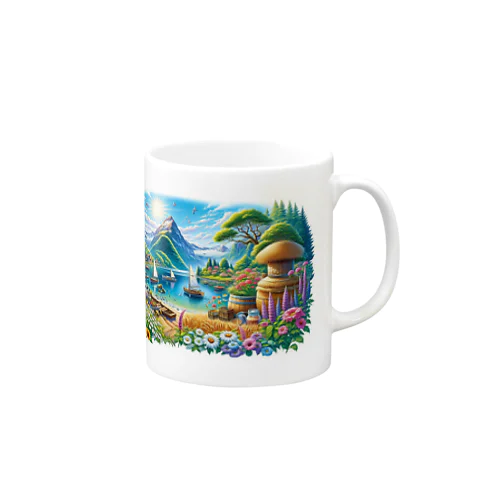 Summer landscape Mug