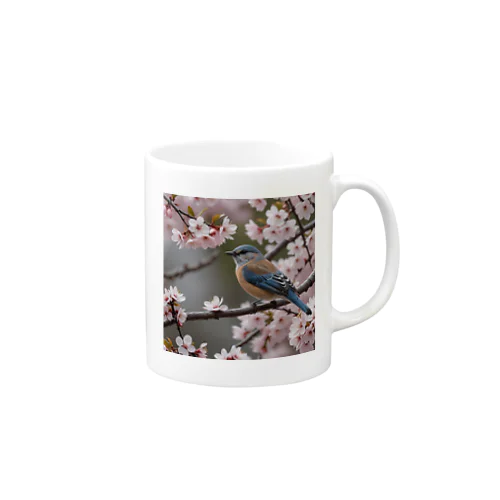 花見鳥 Mug