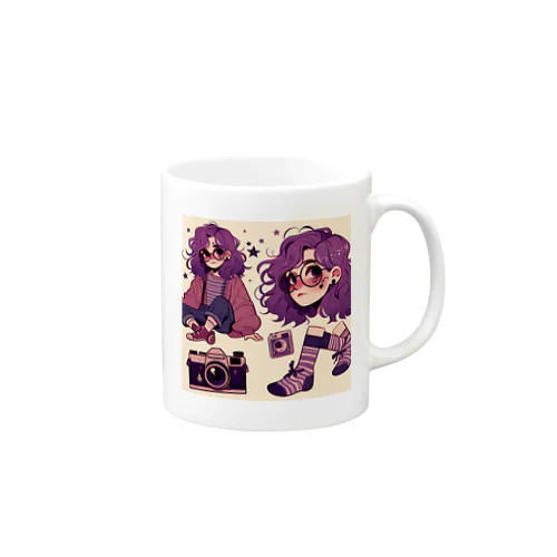 カメラと少女 Mug