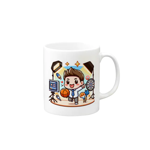 可愛い、かず。さん、バスケダーツ Mug