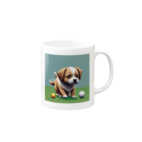 尻尾を振る犬 Mug