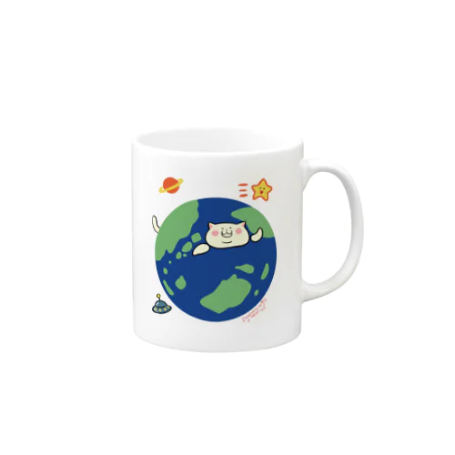 メッセージ入りマグカップ(たまと宇宙) Mug