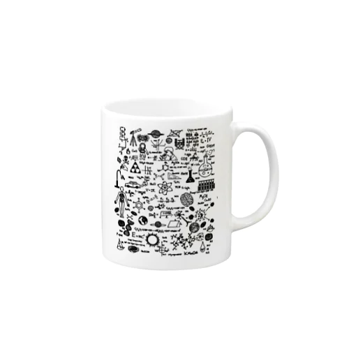 私は物理科学が大好きです数学グラフ数式方程式オタクオタク賢い学生教師 Mug