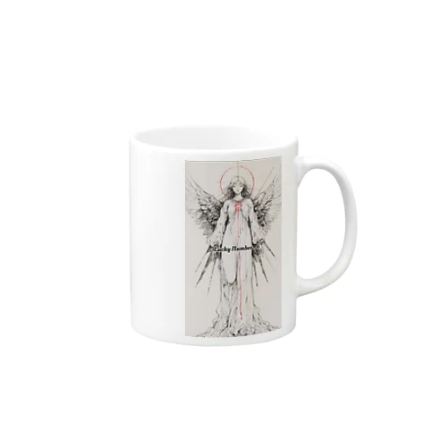 Lucky Number.6　幸運を呼ぶあなたのラッキーナンバー商品アイテムを手に入れよう！ Mug