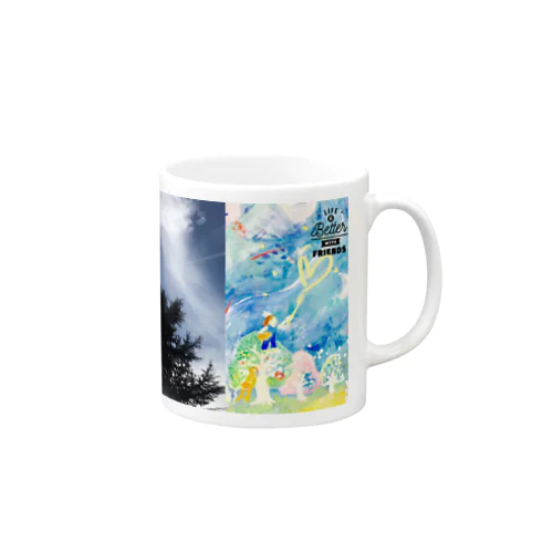 空架と木 Mug