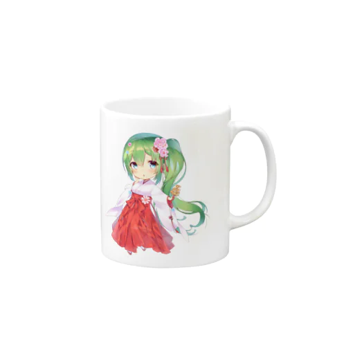 菜月はな巫女装束Ver. Mug