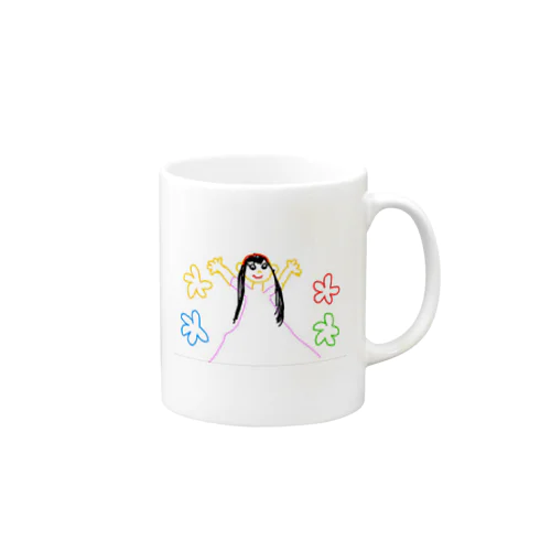 8さいが描いたプリンセス Mug