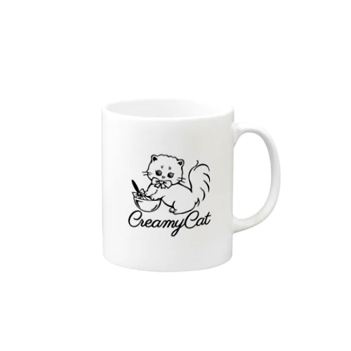 creamy catの白猫ちゃん Mug