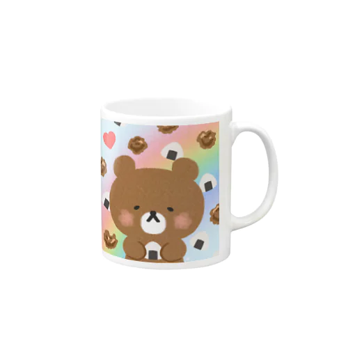 🌈と🍙と🍗が🩷 Mug