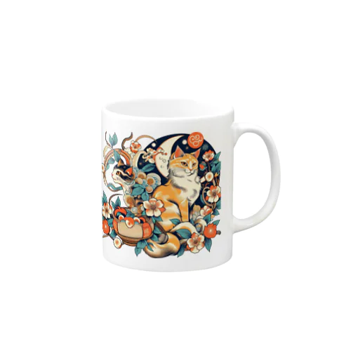 猫LOVE items 茶虎と白黒 Mug