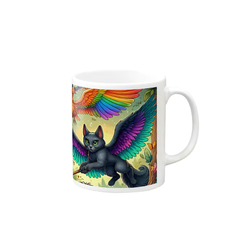 黒猫の魔法使い Mug