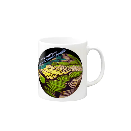 オリジナルJamaTieロゴ～アフリカン Mug