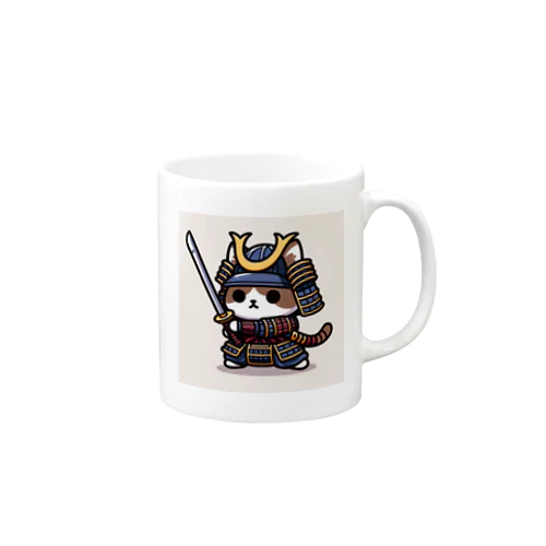 武士にゃんこ Mug