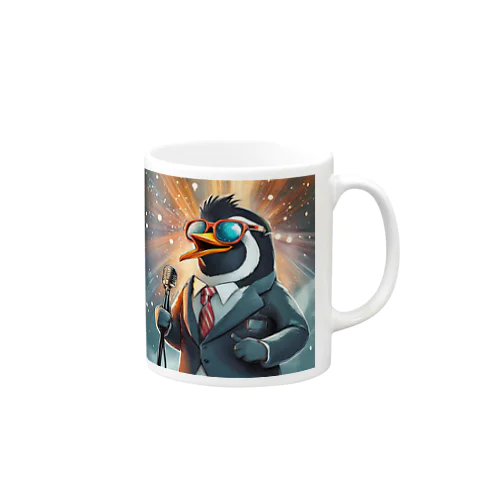 ロックスターなペンギン Mug