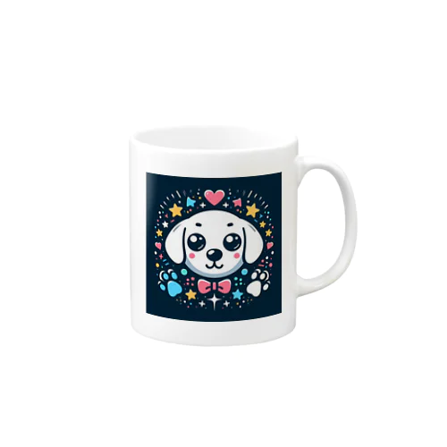 可愛い犬のデザイングッズ2 Mug