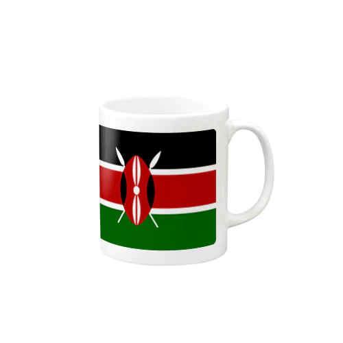 ケニアの国旗 マグカップ