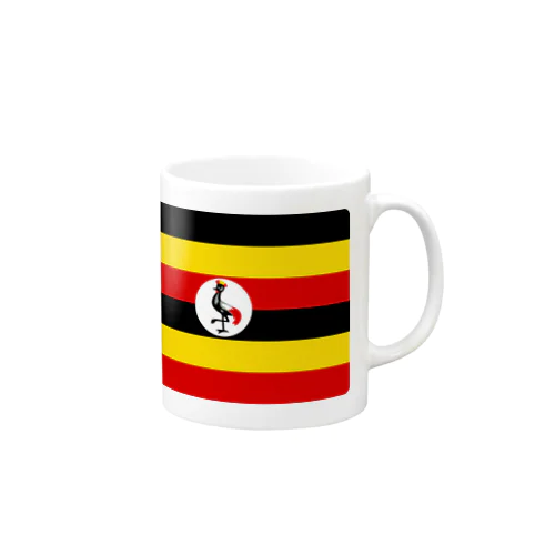 ウガンダの国旗 マグカップ
