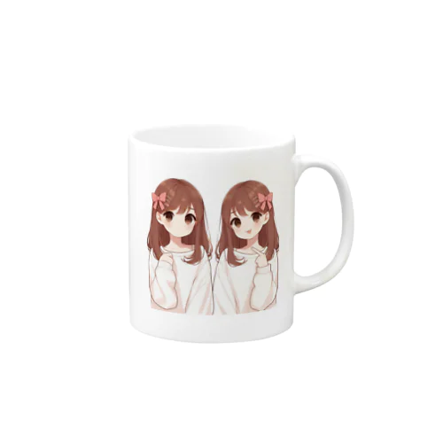 双子の姉妹 Mug