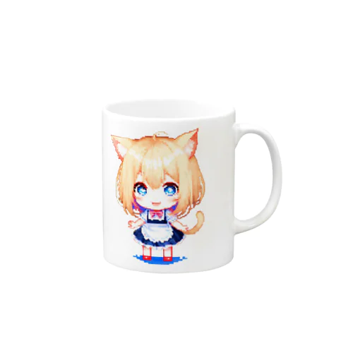 8-BITnekomimiMaid マグカップ