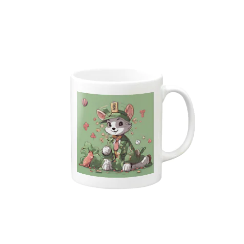 幸運の猫 Mug