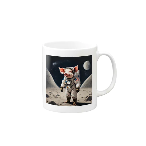 豚の宇宙飛行士 Mug