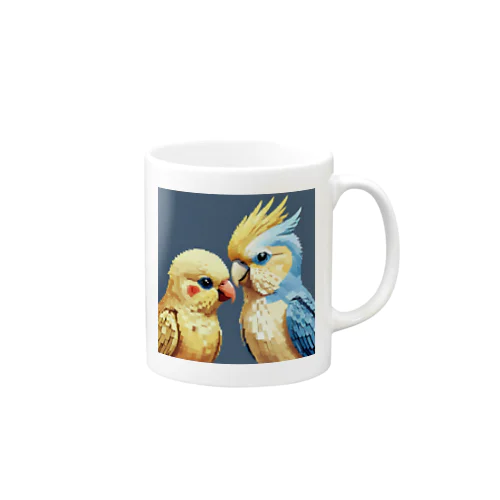 オカメインコとセキセイインコ Mug