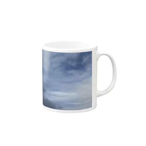 4月16日　吹き荒れる風と雲 Mug