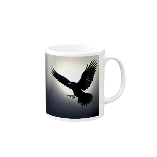 シルエットKARASU Mug