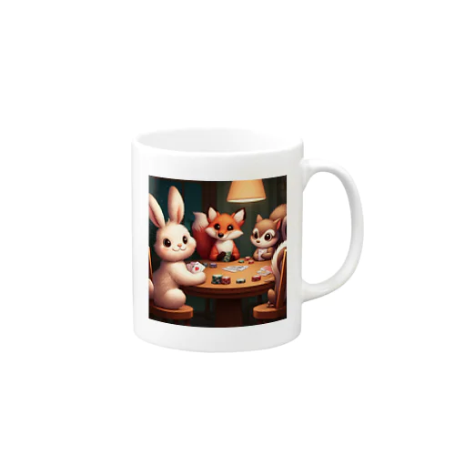 ポーカーアニマルズ Mug