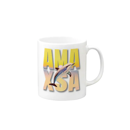 Amaxsaイルカウォッチング-nostalgia Mug