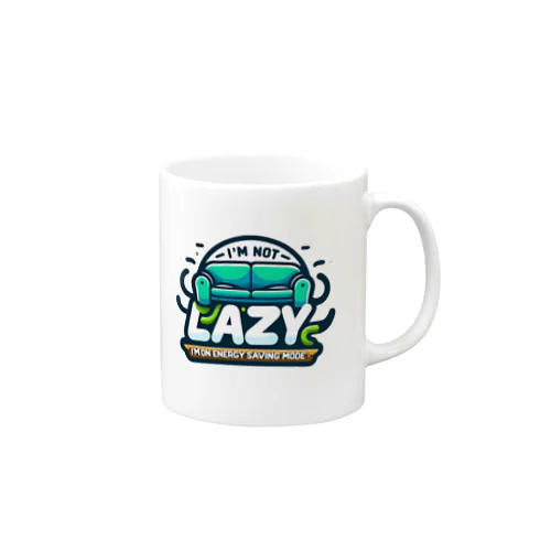 I'm Not Lazy, I'm on Energy Saving Mode 怠けてるんじゃない、エネルギー節約モードなの Mug