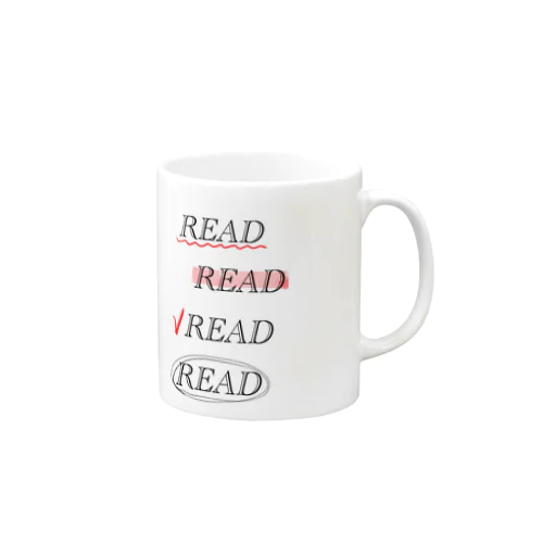 READ READ READ READ Mug