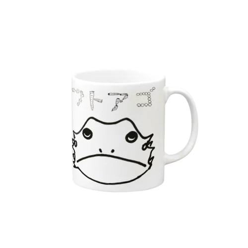 フトアゴTシャツ Mug