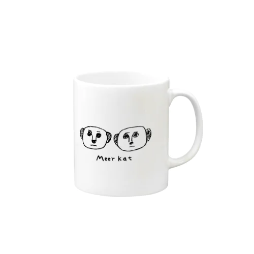 ミーアキャットのつがい Mug