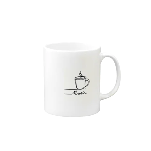 存在しないカフェのロゴマーク Mug