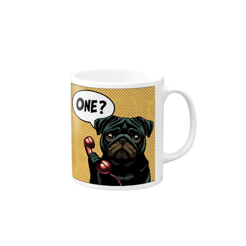 ONE? Pug series Mug