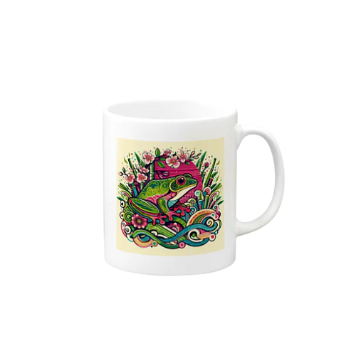 和柄蛙 Mug