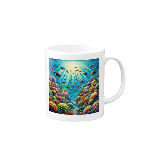 深海の光 Mug