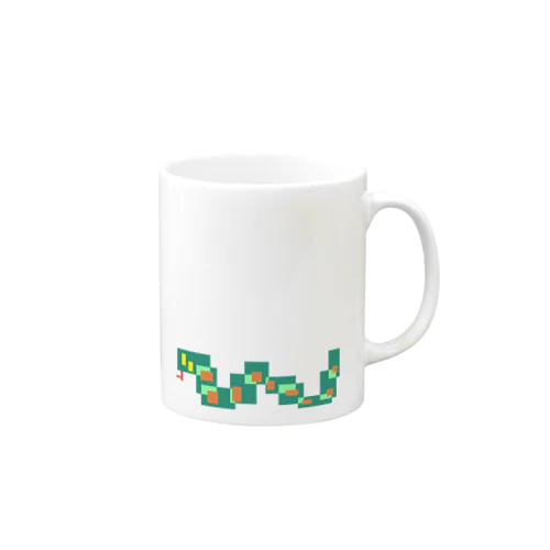 squareスネークくん Mug